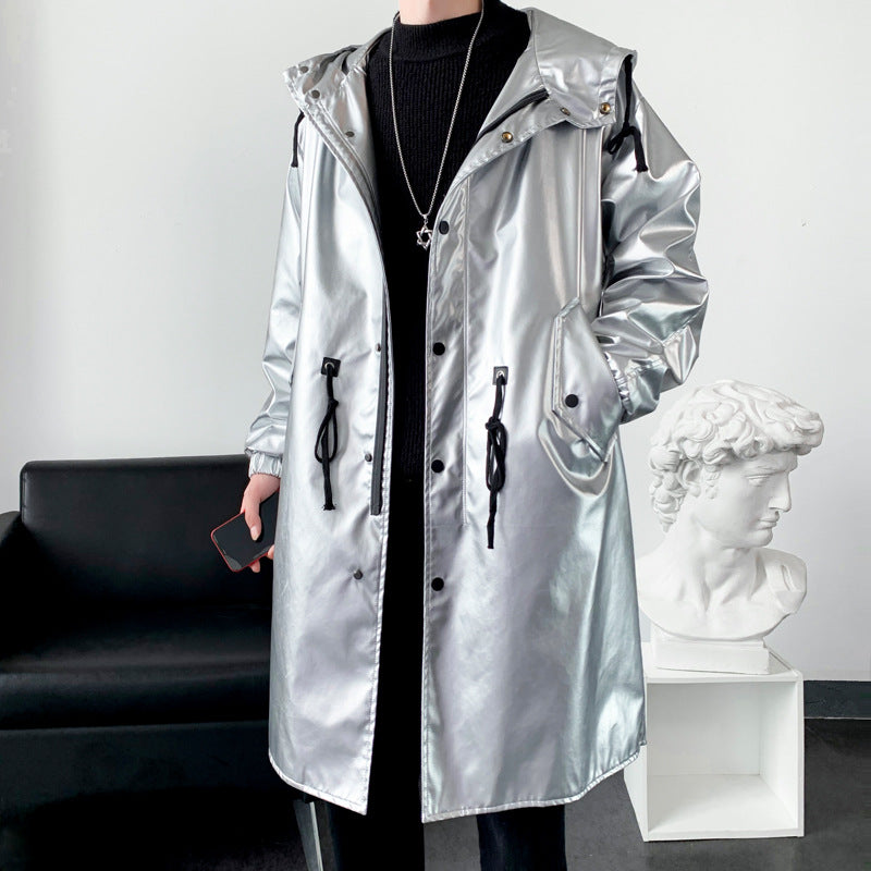 Herren reflektierende Regenjacke mit verstellbarem Kapuzenbereich und praktischen Taschen R&B