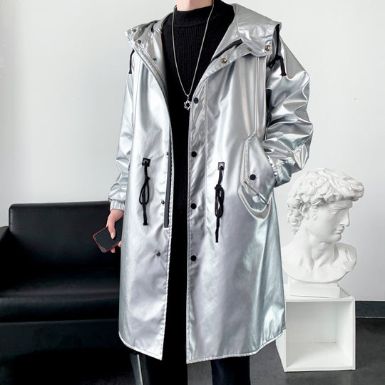 Herren reflektierende Regenjacke mit verstellbarem Kapuzenbereich und praktischen Taschen R&B
