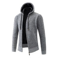 Herren gefütterte Strickjacke mit Kapuze R&B