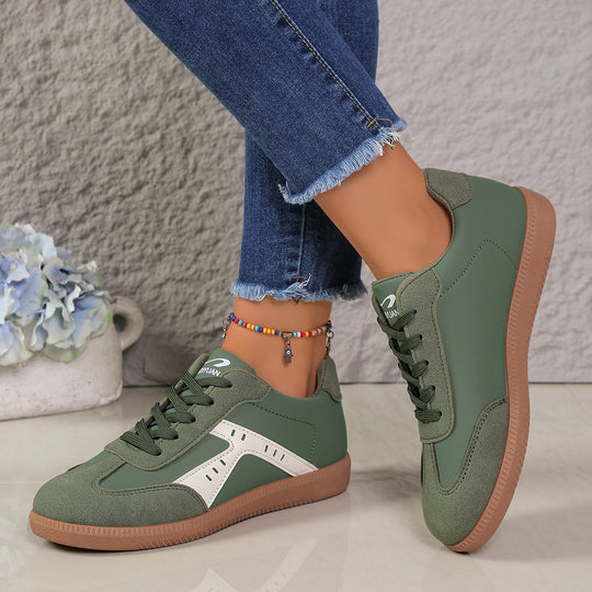 Damen Sneakers im Vintage-Look mit atmungsaktivem Obermaterial und rutschfester Sohle R&B