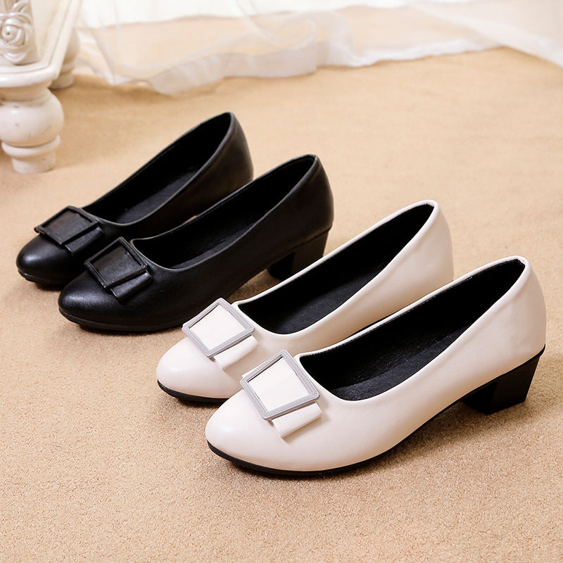 Damen elegante Pumps mit dekorativem Schleifenakzent und komfortabler Sohle R&B