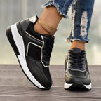 Damen Sportliche Sneakers mit modischem Design und rutschfester Sohle R&B