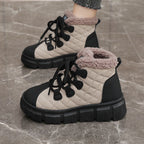 Damen Winterliche Sneakers mit robuster Profilsohle und kuscheligem Innenfutter R&B