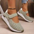 Damen Komfortable Slip-On Schuhe mit atmungsaktivem Lochmuster R&B