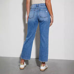 Damen Destroyed Jeans im modischen Bootcut-Stil