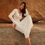 Damen Häkelkleid R&B