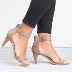 Damen elegante High Heels mit komfortablem Riemen und stiletto Absatz R&B