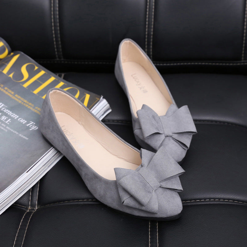 Damen Ballerina mit dekorativen Schleifenapplikationen und bequemer Passform R&B