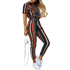 Damen Modischer Jumpsuit mit praktischen Taschen und tailliertem Schnitt R&B