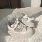 Damen Trendige Sneakers mit einzigartigem Blumen-Detail