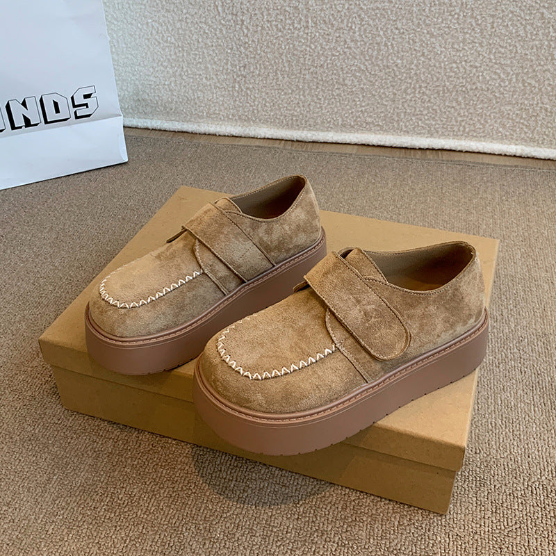 Damen Komfortable Velours Sohle Sneakers R&B