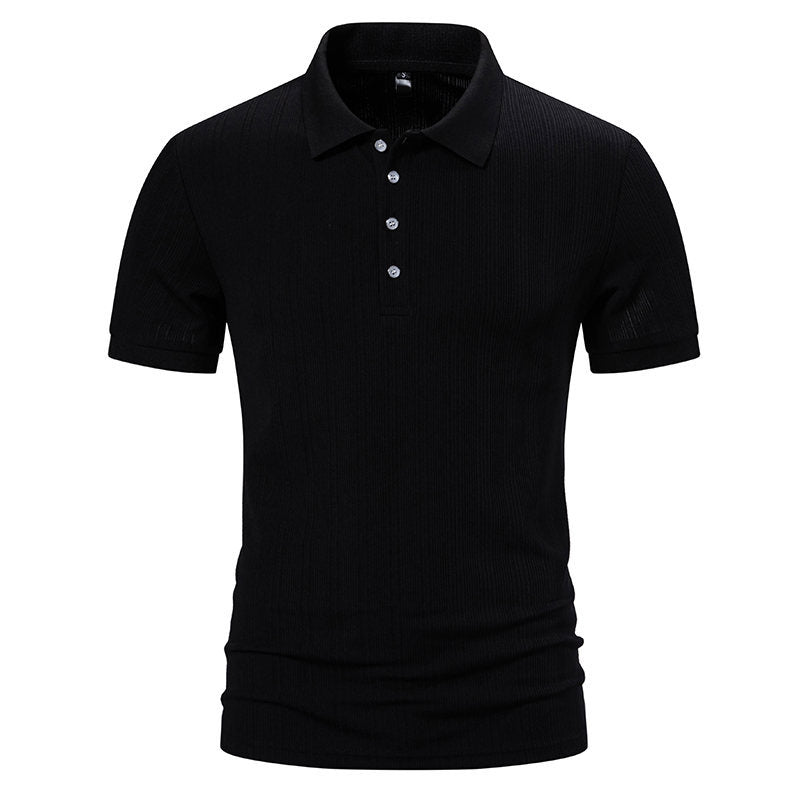 Herren Polohemd mit strukturiertem Design