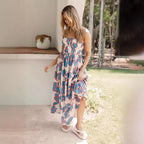 Damen Maxikleid mit floralem Druck R&B