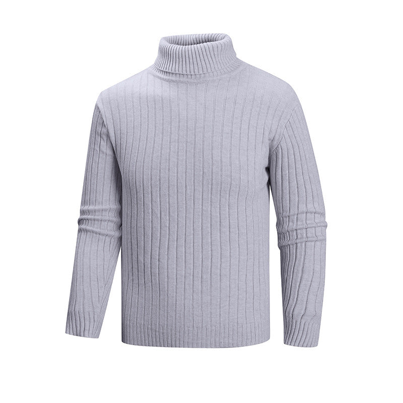 Herren Strickpullover mit Stehkragen R&B
