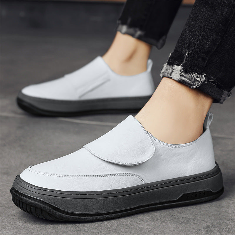 Damen Modische Slip-On Sneaker aus hochwertigem Leder