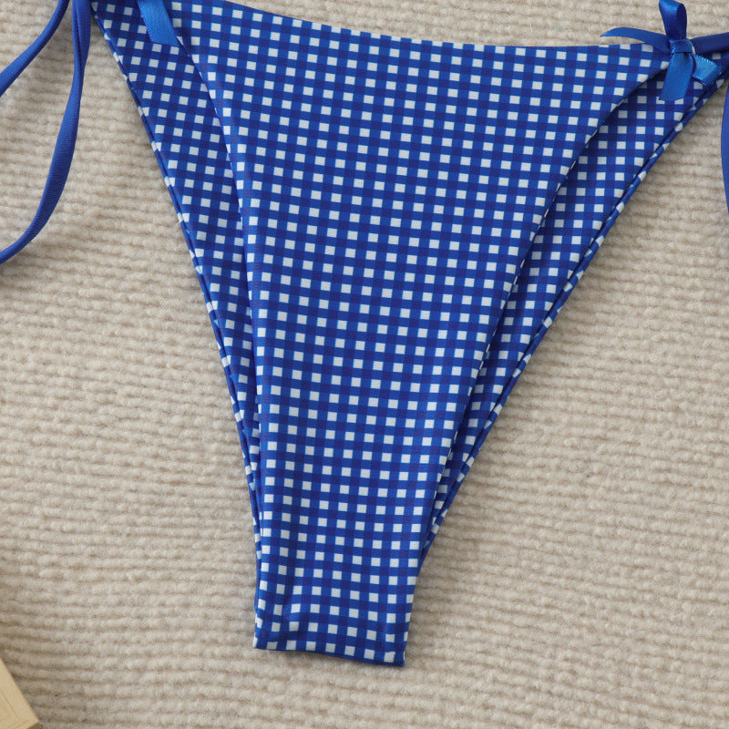 Damen Triangel-Bikini mit verspielten Schleifen R&B