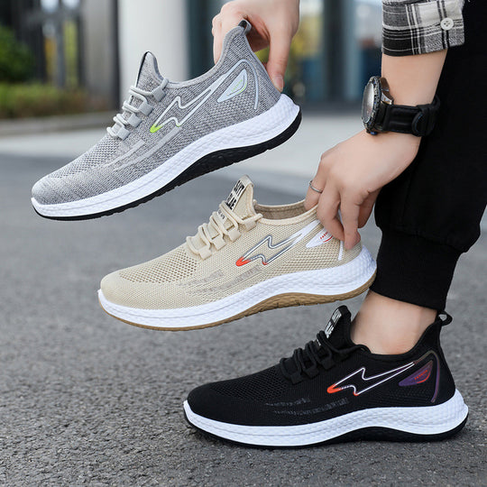 Damen Sportliche Laufschuhe mit atmungsaktivem Mesh-Obermaterial und flexibler Sohle R&B