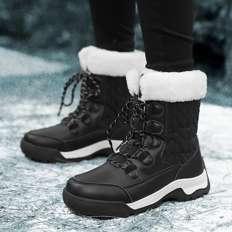 Damen Isolierte Winterstiefel mit rutschfester Sohle und warmem Innenfutter R&B