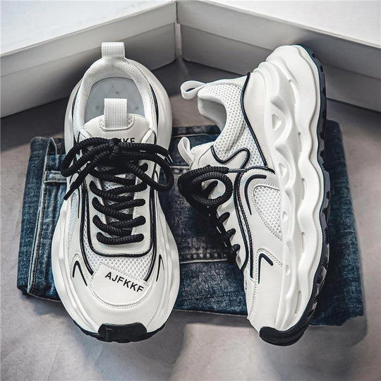Damen Sportliche Sneakers mit atmungsaktiver Netzstruktur und flexibler Sohle R&B