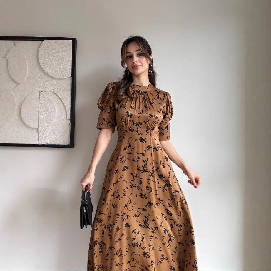 Damen Romantisches Maxikleid mit Rüschendetails und floralem Muster R&B