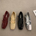 Damen elegante Schuhwerk mit Kreuzriemen