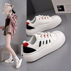 Damen Modische Sneaker mit dicker Gummisohle und atmungsaktiven Einsätzen R&B