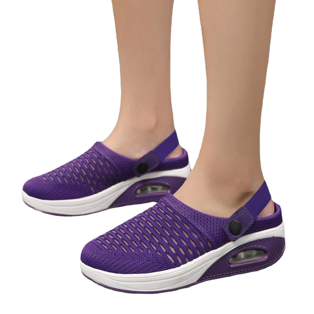 Damen Atmungsaktive Freizeit-Clogs mit Luftpolster R&B