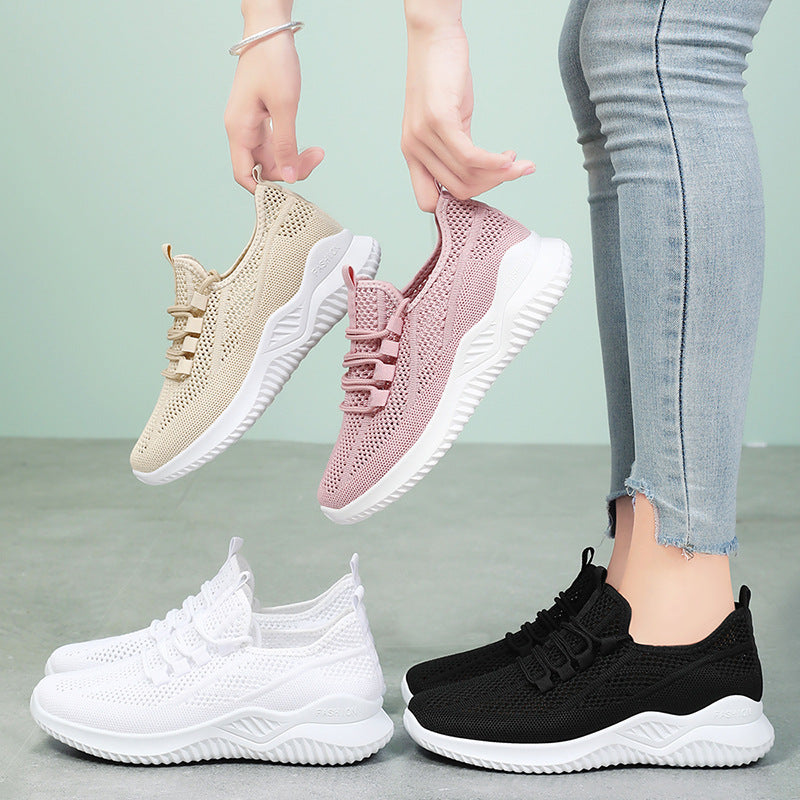 Damen Atmungsaktive Sport-Sneaker mit dreidimensionalem Obermaterial R&B