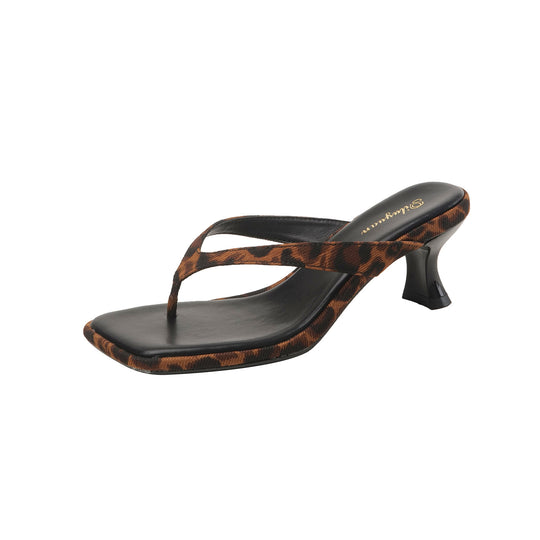 Damen modische Flip-Flops mit geschmackvollem Punktedesign und elegantem Absatz R&B