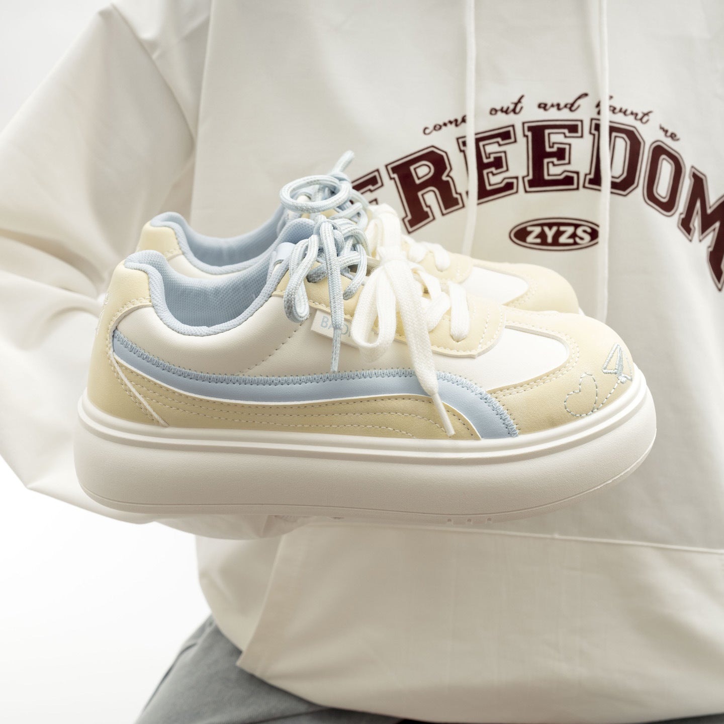 Damen Sneakers mit rutschfester Sohle und komfortabler Polsterung