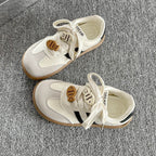 Damen Sportliche Kindersneaker mit niedlichen Tiermotiven und praktischem Klettverschluss R&B