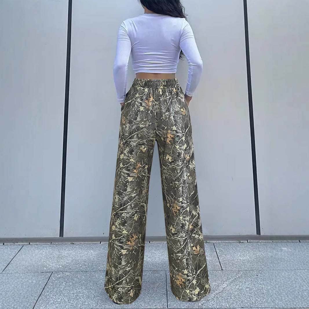 Damen Camouflage Freizeit-Hosen R&B