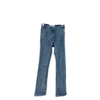 Damen Glitzernde Bootcut-Jeans mit Schlitz und Stretchanteil R&B