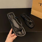 Damen trendige Flip-Flops mit ergonomischem Fußbett und rutschfester Sohle EB