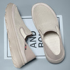 Damen Bequeme Mesh-Slipper mit elastischem Einstieg und dämpfender Sohle R&B