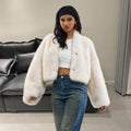 Damen Kunstfelljacke R&B