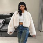 Damen Kunstfelljacke R&B