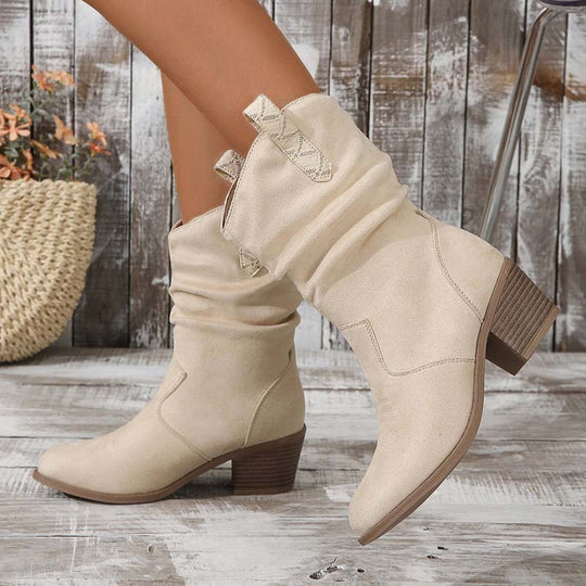Vintage Dicke Absatzstiefel R&B