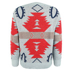 R&B | Geometrischer Strickpullover Mit Modernem Look