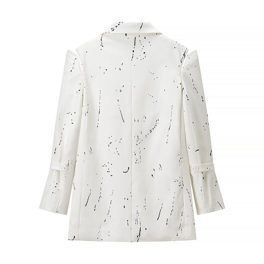 Damen trendiger Oversized-Blazer R&B