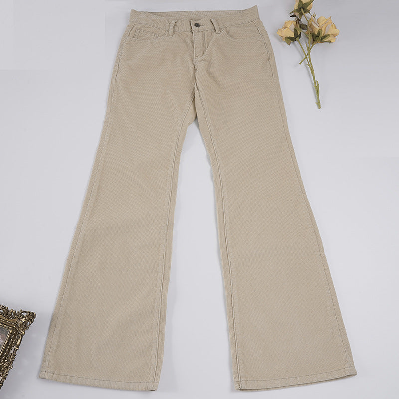 Damen Flared Jeans mit klassischem High-Waist-Schnitt und modischen Details R&B