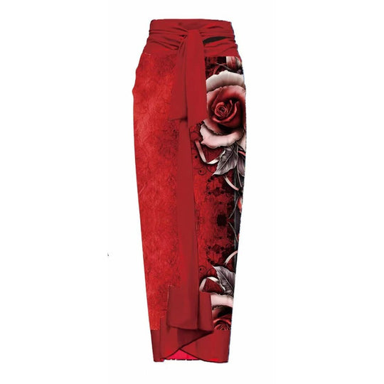 Damen Einteiler Badeanzug mit floralem 3D-Design R&B
