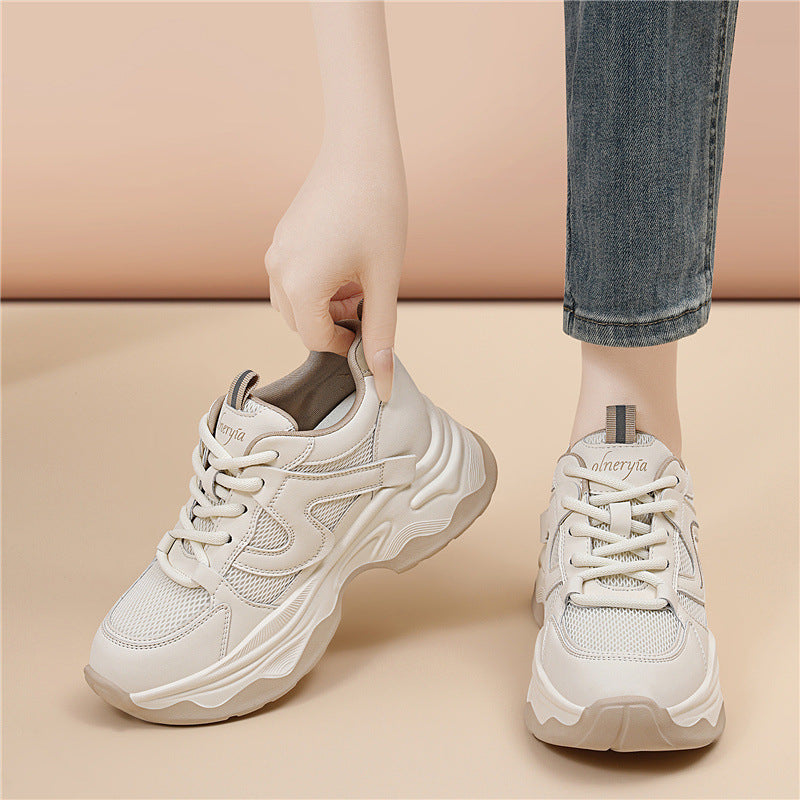 Damen Sportliche Chunky Sneaker mit atmungsaktivem Obermaterial und dämpfender Sohle R&B