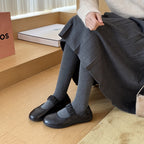 Damen Ballerinas mit innovativem Riemchen und elastischem Abschluss R&B
