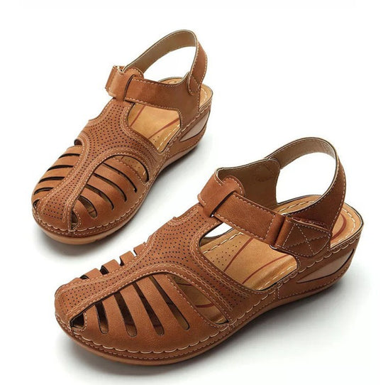 Damen Sandalen mit atmungsaktivem Riemendesign und bequemer Innensohle R&B
