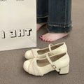 Damen Ballerinas mit elegantem Riemen und raffiniertem Strickdetail R&B