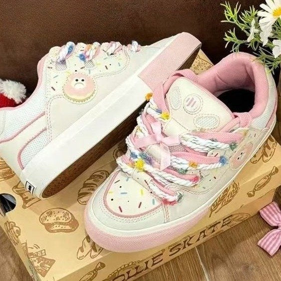 Damen Sneakers mit verspielten bunten Applikationen und komfortabler Dämpfung R&B