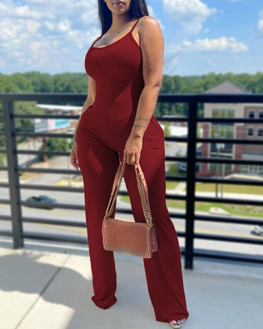 Damen Jumpsuit im modernen Streifenlook R&B