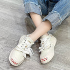 Damen Trendige Sneakers mit auffälligem Design und innovativer Schnürung R&B