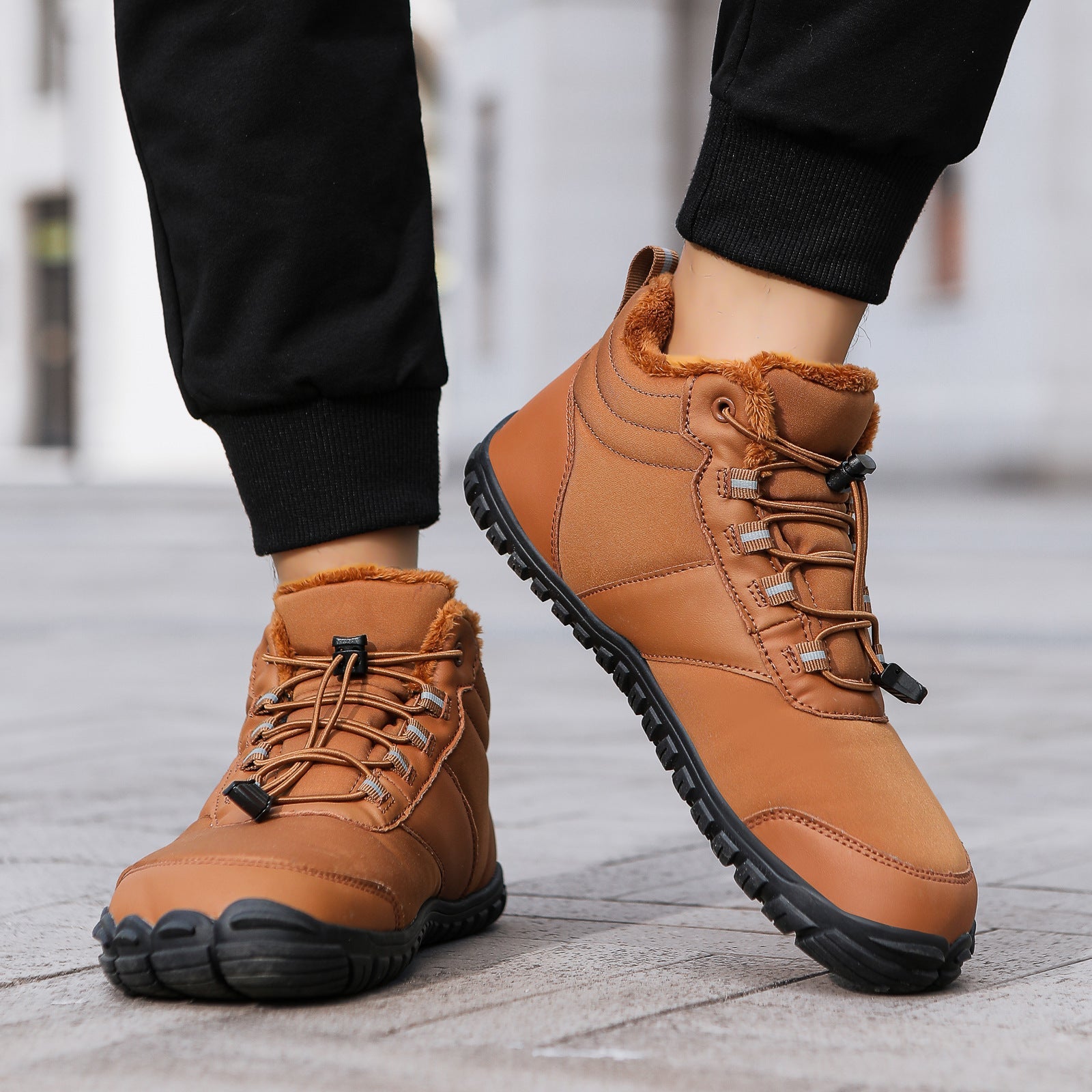 Damen Atmungsaktive Winter-Boots mit rutschfester Sohle und warmem Innenfutter R&B